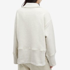Closed Women's Half Zip Long sleeve Sweatshirt in Neutrals
