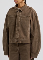 Entire Studios Gem Denim Jacket Brown