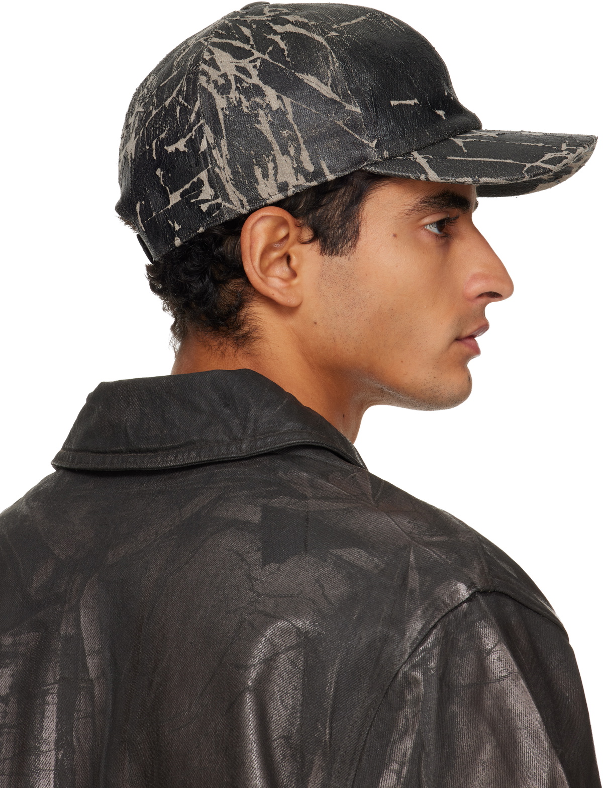 Rick Owens DRKSHDW Black Concordians Baseball Cap Rick Owens Drkshdw