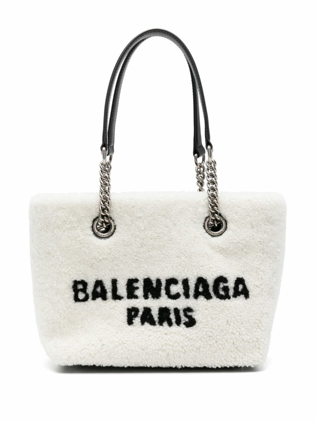 Photo: Balenciaga Neutral Duty Free Shearling Tote Bag
