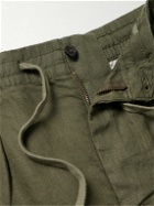 Polo Ralph Lauren - Straight-Leg Linen Drawstring Trousers - Green