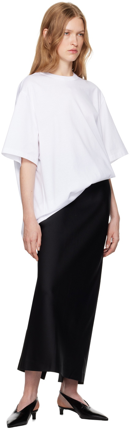 Carven Black Long Maxi Skirt