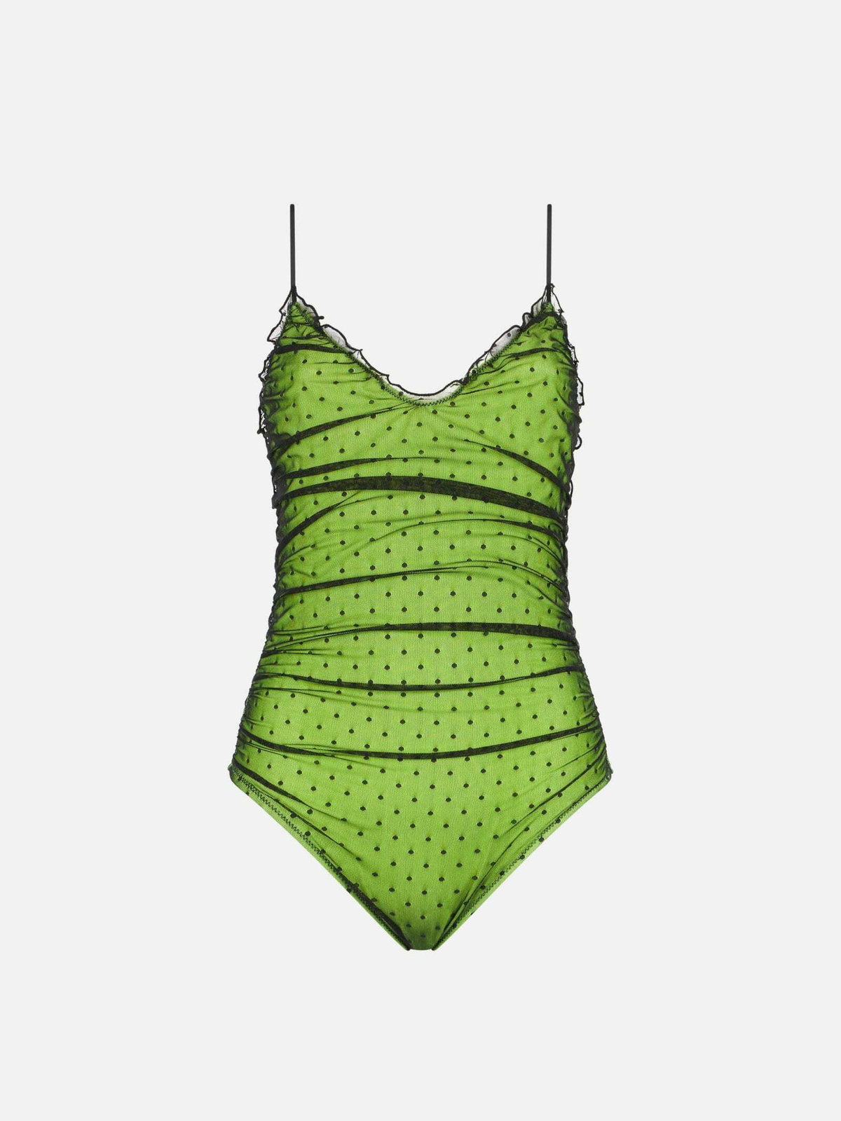 MC2 Saint Barth Yellow One Piece Swimsuit MC2 Saint Barth