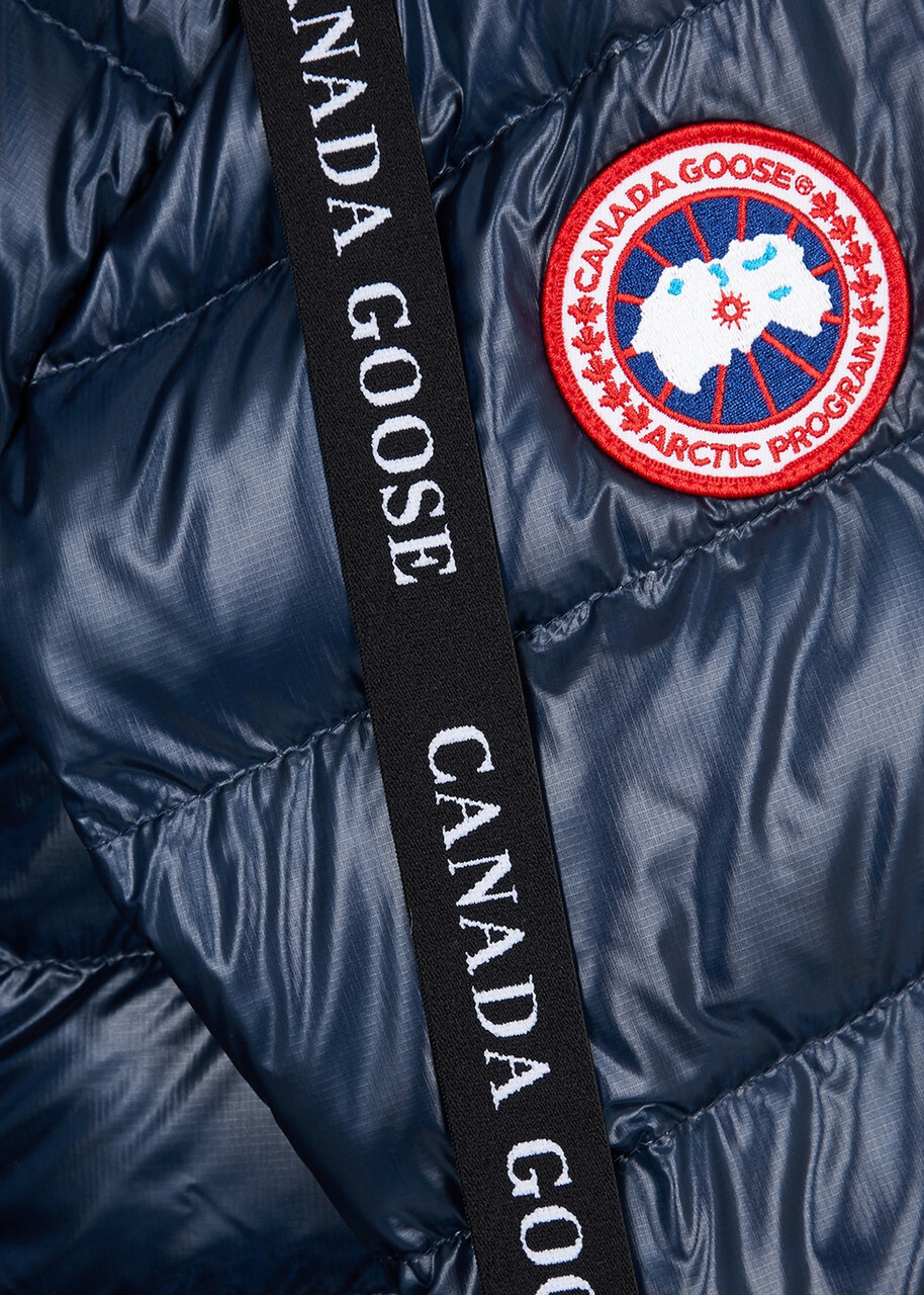 Canada Goose Crofton Navy Quilted Shell Jacket, Navy, Shell Jacket Blue