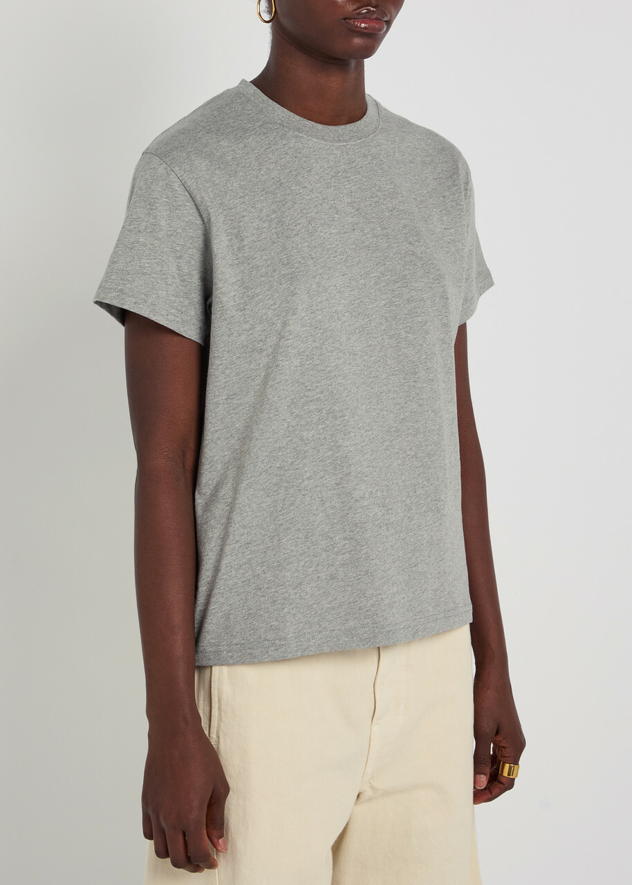 Studio Nicholson Perfect Cotton T-shirt Light Grey