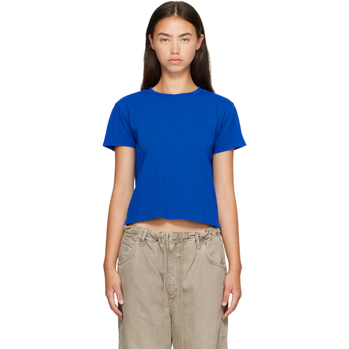 Photo: AGOLDE Blue Adine Shrunken T-shirt