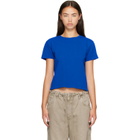 AGOLDE Blue Adine Shrunken T-shirt