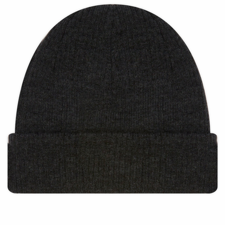 Photo: Snow Peak Men's Rib Knit Beanie in Charcoal 