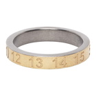 Maison Margiela SSENSE Exclusive Gold and Silver Numbers Ring