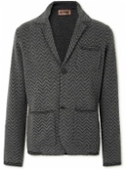 Missoni - Cashmere and Cotton-Blend Jacquard Jacket - Gray