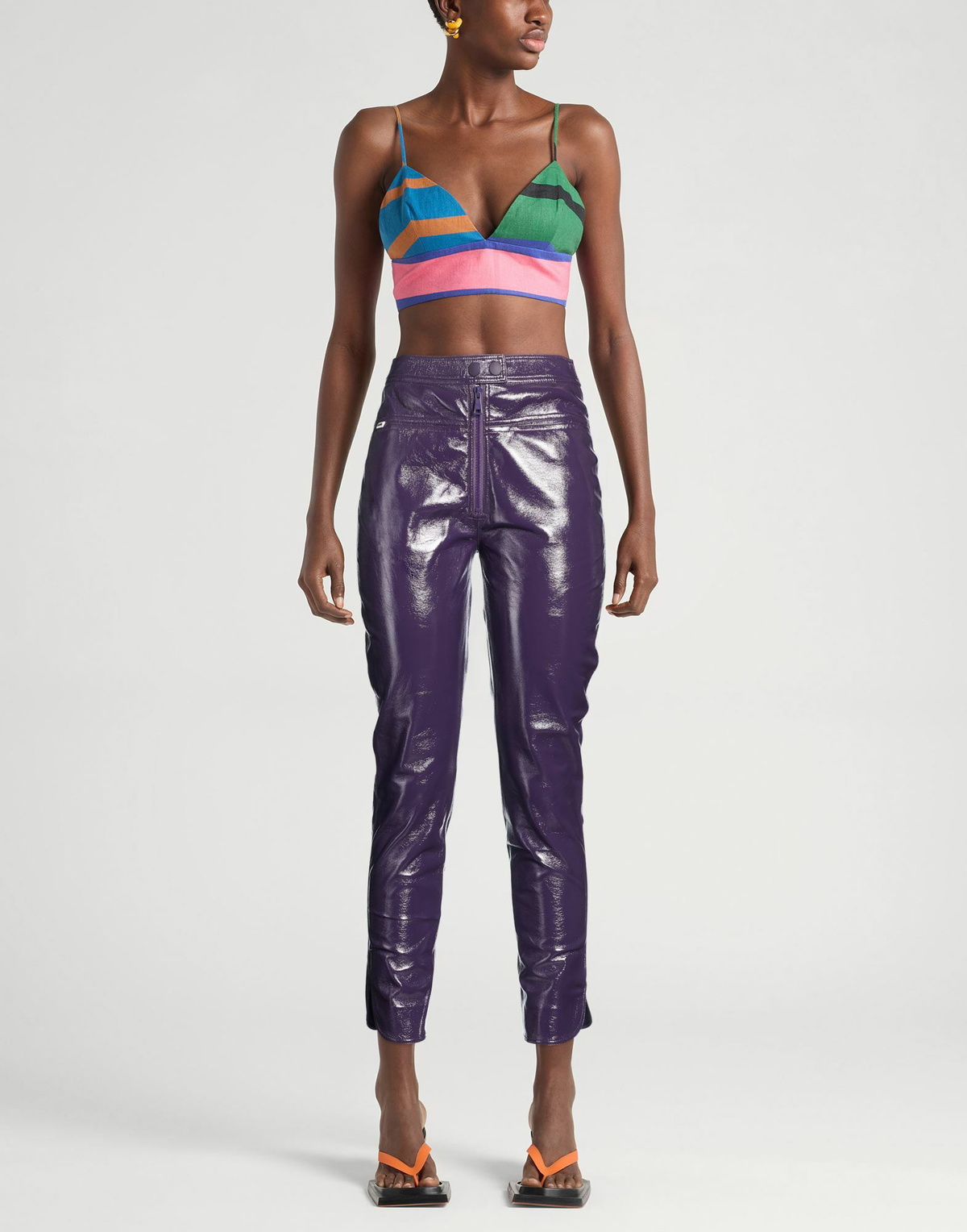Jijil Womens Pants in Purple