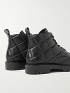 Bottega Veneta - Quilted Leather Boots - Black