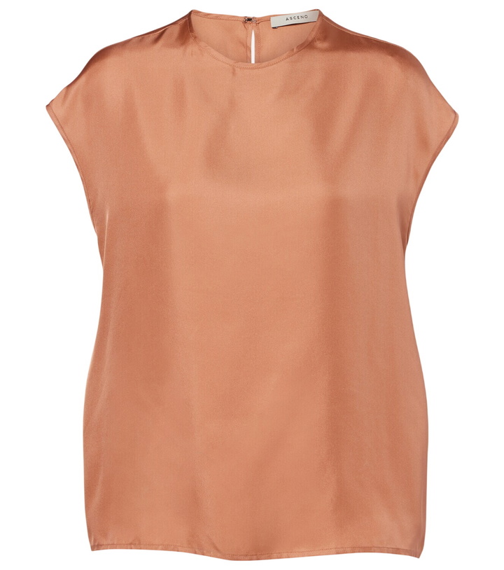 Photo: Asceno Dasha silk twill top