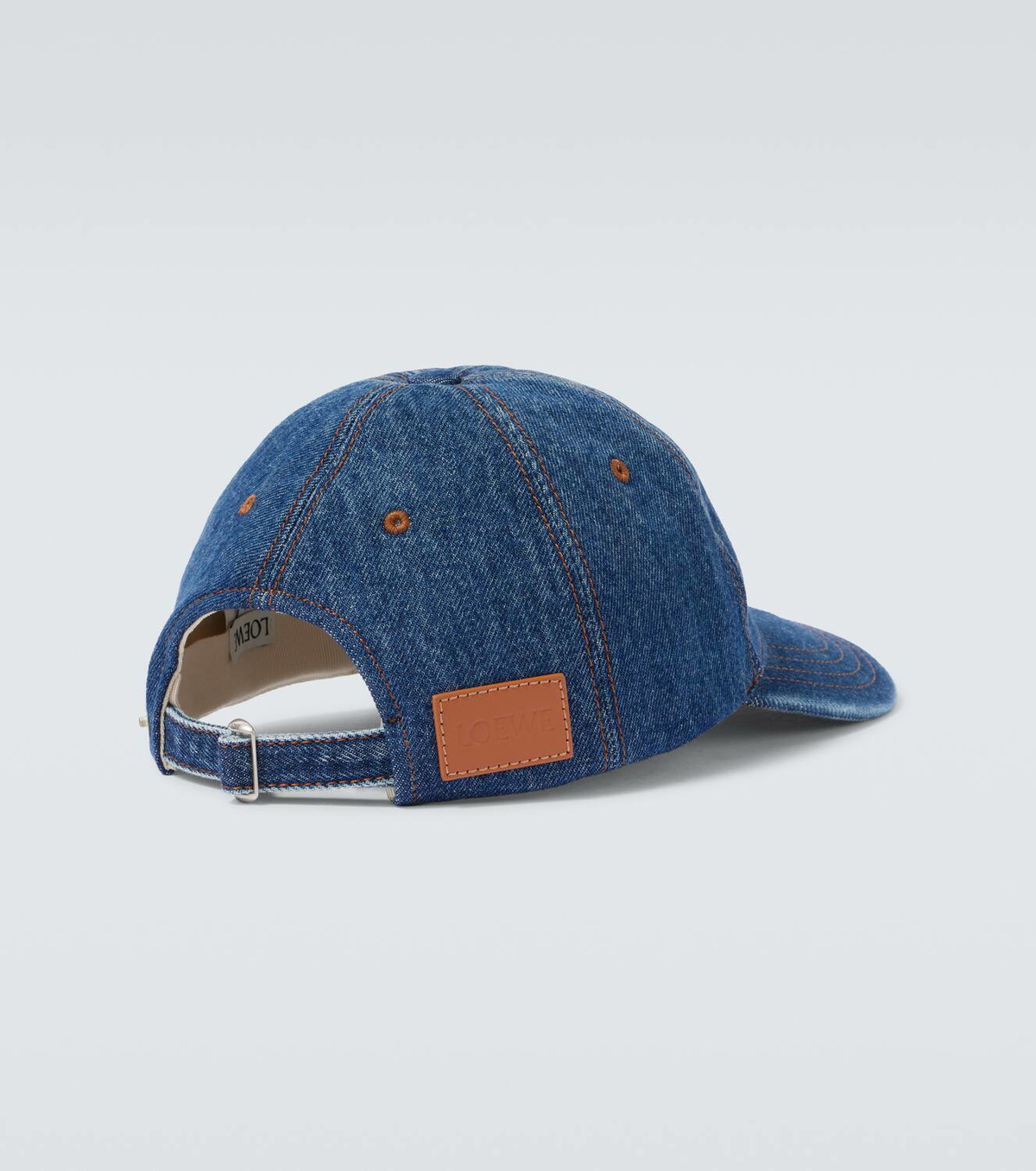 Loewe Logo denim baseball cap Loewe