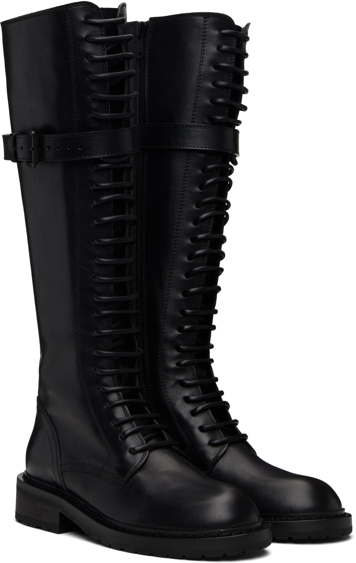 Ann Demeulemeester Black High Danny Tall Boots