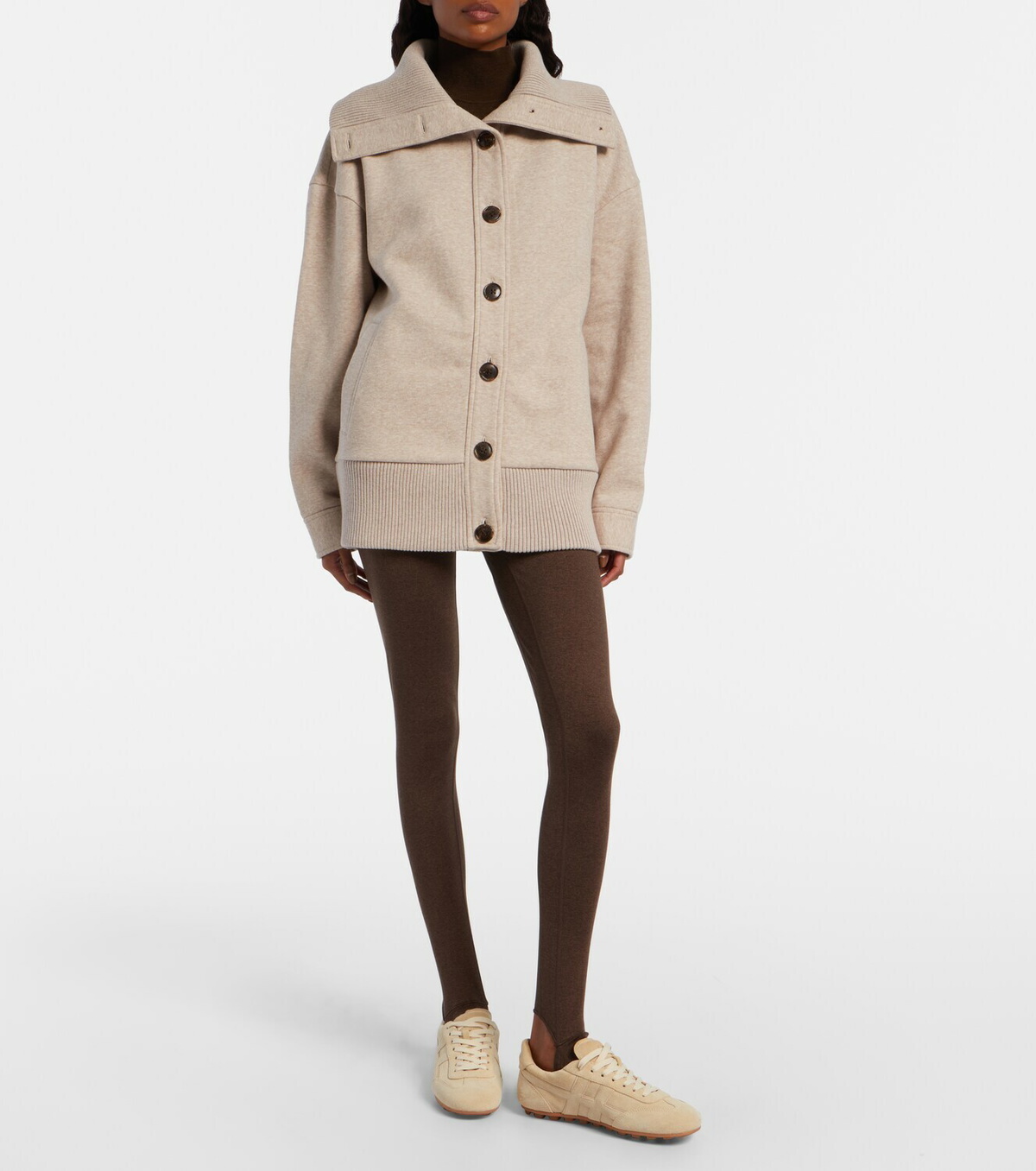 Varley Tammy cotton-blend jersey jacket