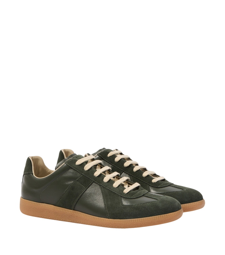 Photo: Maison Margiela Replica leather and suede sneakers