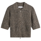 Samsøe Samsøe Women's Sakelsie Hairy Knit Cardigan in Fossil Melange