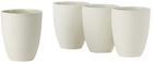 Mud Australia Off-White Beaker Cup Set