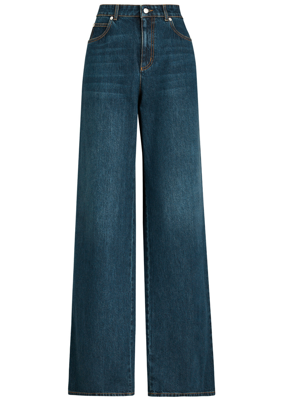 Alexander Mcqueen Wide-leg Denim Jeans