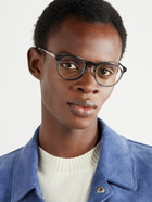 TOM FORD - Round-Frame Acetate and Silver-Tone Optical Glasses