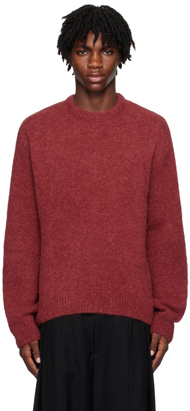 Photo: Wooyoungmi Red Crewneck Sweater