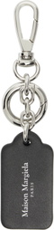 Maison Margiela Black Double Tag Keychain