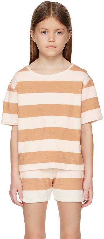 Photo: Daily Brat Kids Brown & White Striped T-Shirt