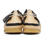 Clarks Originals Beige Raffia Wallabee Lace-Ups