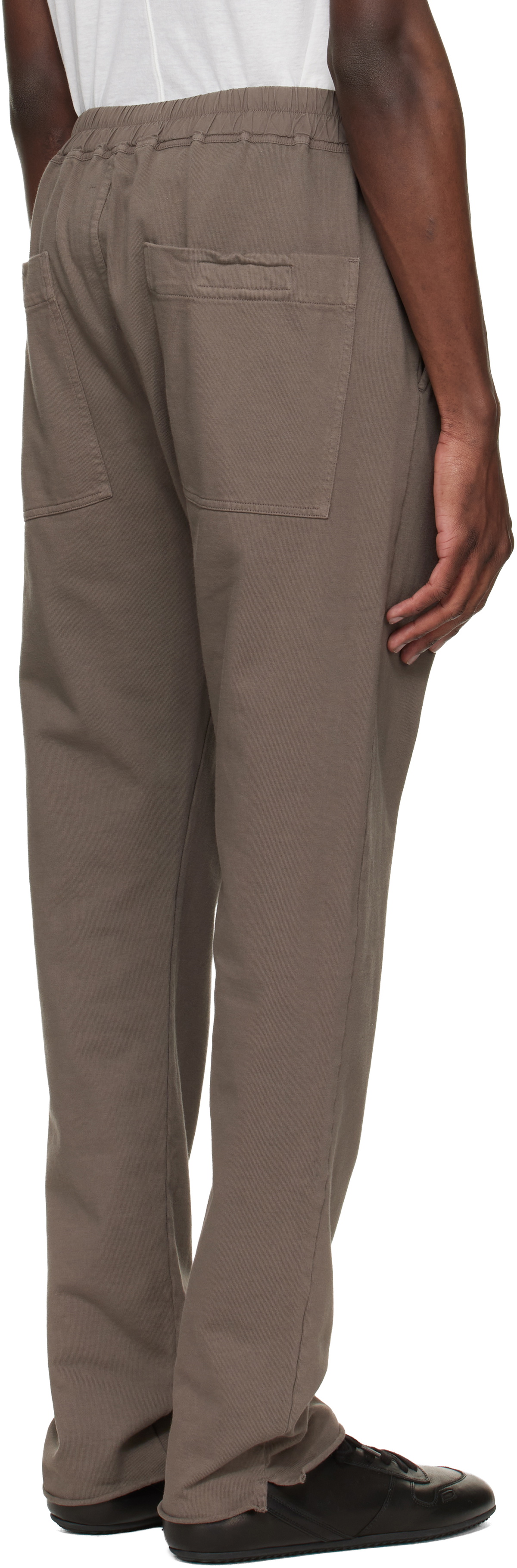 Rick Owens DRKSHDW Taupe Temple Berlin Drawstring Sweatpants