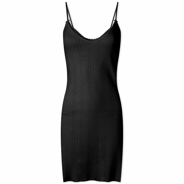 Photo: Cou Cou Women's Pointelle Cami Vest Dress in Black