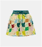Alémais Everly floral linen shorts