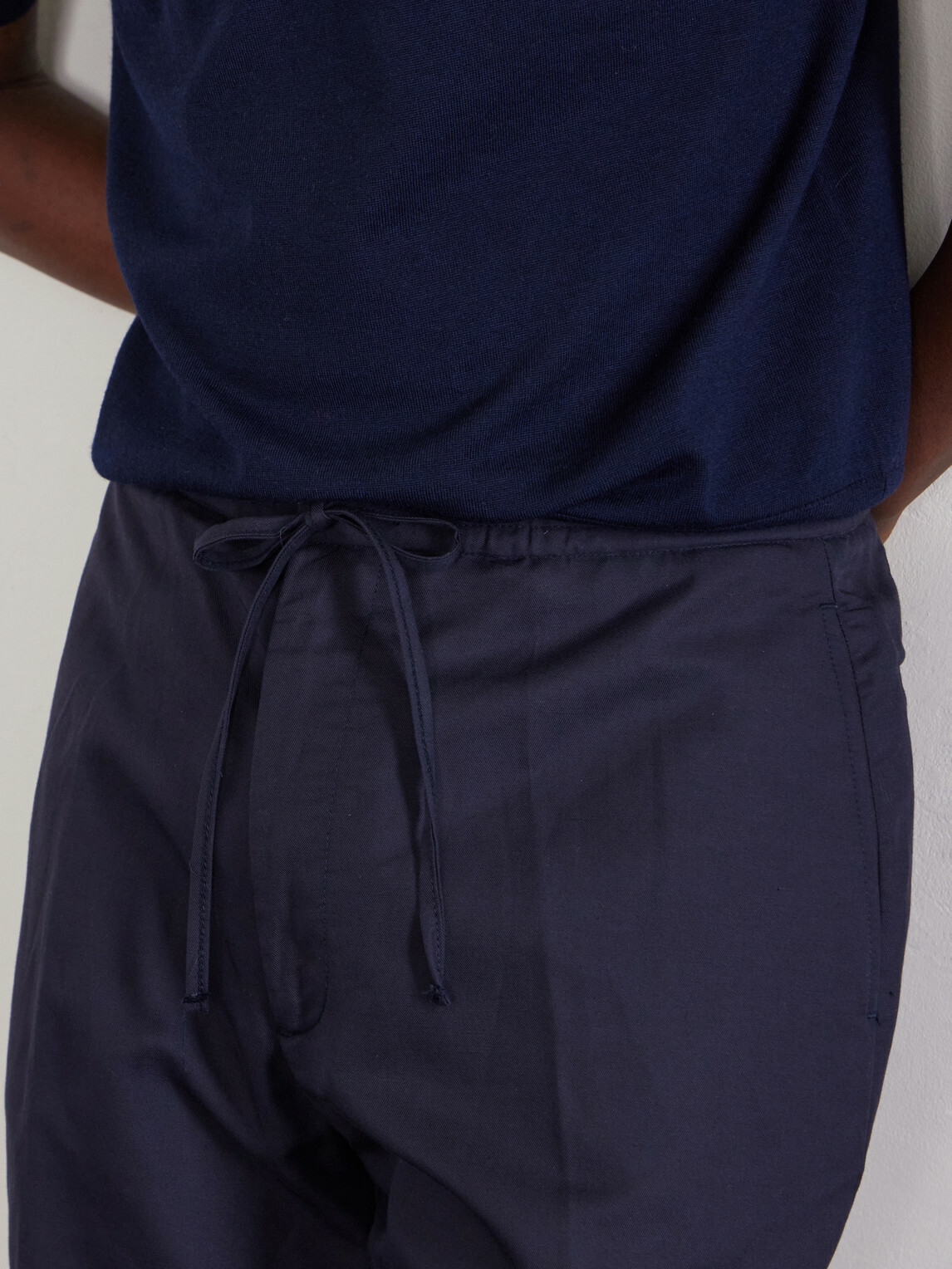 Officine Générale - Phil Straight-Leg Lyocell, Linen and Cotton-Blend Shorts - Blue