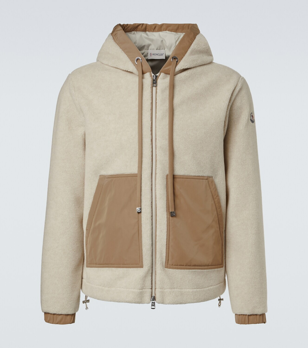 Moncler Fleece zip-up hoodie