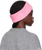 alexanderwang.t Pink Logo Compact Deboss Headband