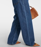 Valentino High-rise wide-leg jeans