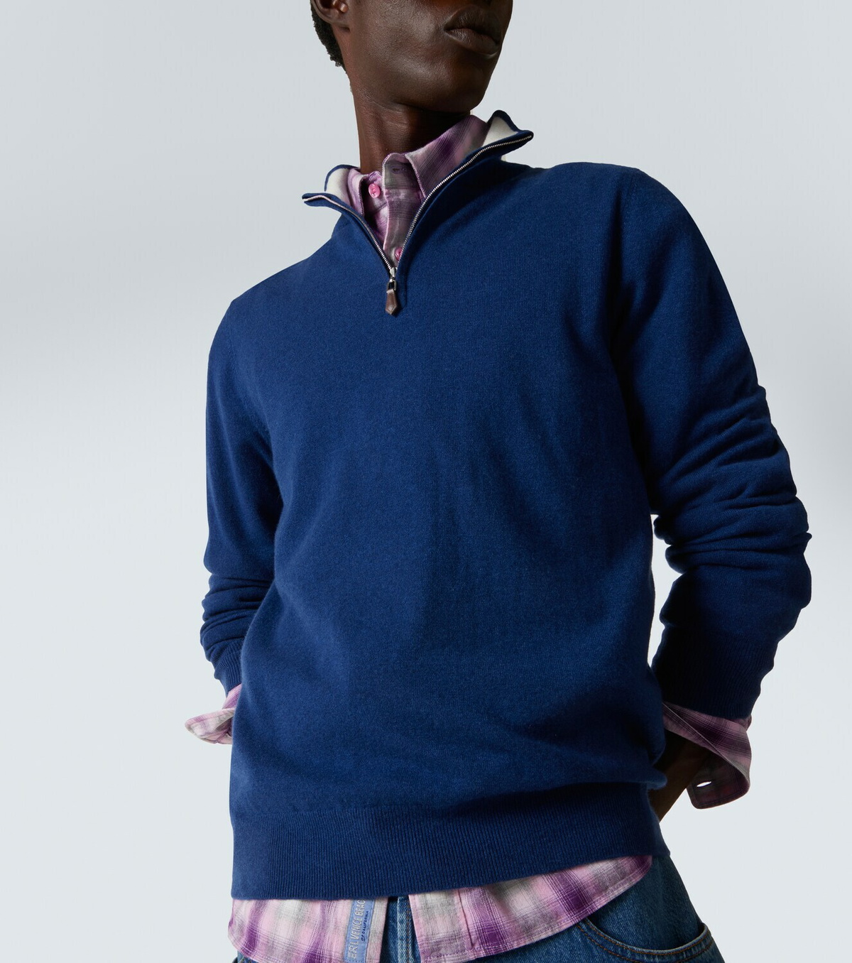 Arch4 Mr Fenchurch cashmere half-zip sweater