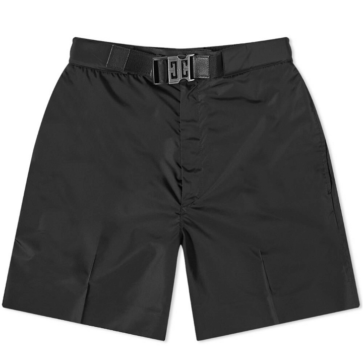 Photo: Givenchy Men's 4G Buckle Classic Short in Black