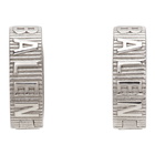 Balenciaga Silver Force Striped Earrings