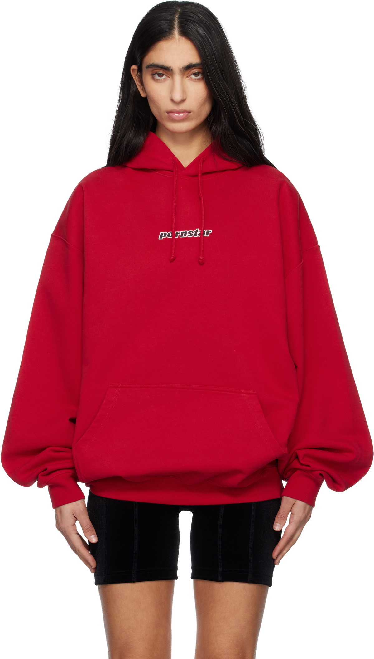 VETEMENTS Red 'Pornstar' Hoodie