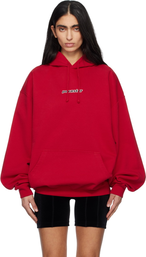 Photo: VETEMENTS Red 'Pornstar' Hoodie