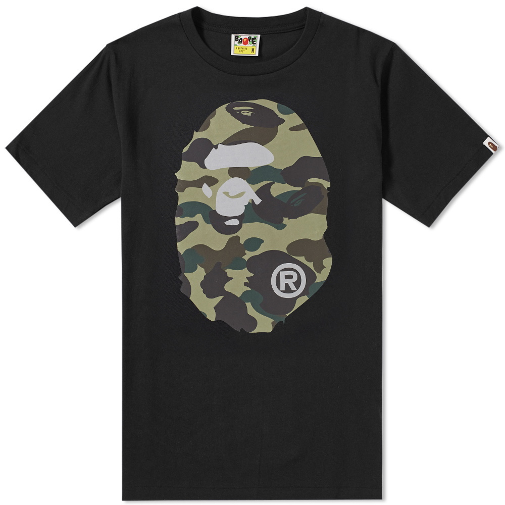 A Bathing Ape Reflector 1st Camo Big Ape Head Tee A Bathing Ape