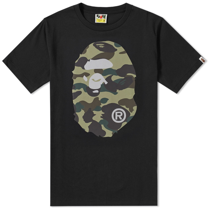 Photo: A Bathing Ape Reflector 1st Camo Big Ape Head Tee