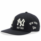 New Era New York Yankees AOE Pre Curved 59Fifty Cap in Navy