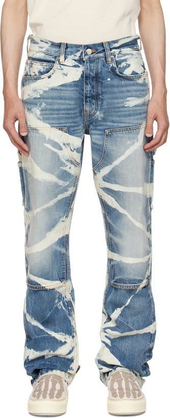 Photo: AMIRI Blue Vintage Carpenter Jeans