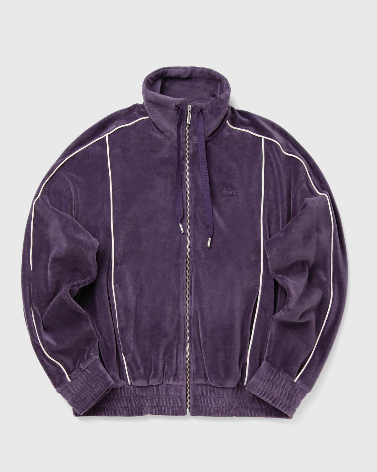 Lacoste ZIP SWEATSHIRT Purple Womens Zipper