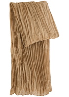 Eileen Fisher Whisper Pleated Silk Scarf - Beige - One Size