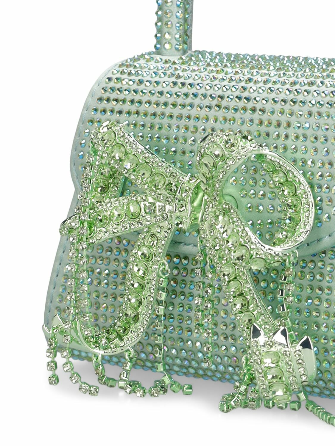 SELF-PORTRAIT - Micro Crystal Embellished Silk Bag Self-Portrait