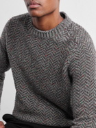 Gabriela Hearst - Sermo Herringbone Cashmere Sweater - Gray