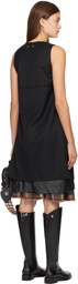 Andersson Bell Black Blazer Cut Sleeveless Midi Dress